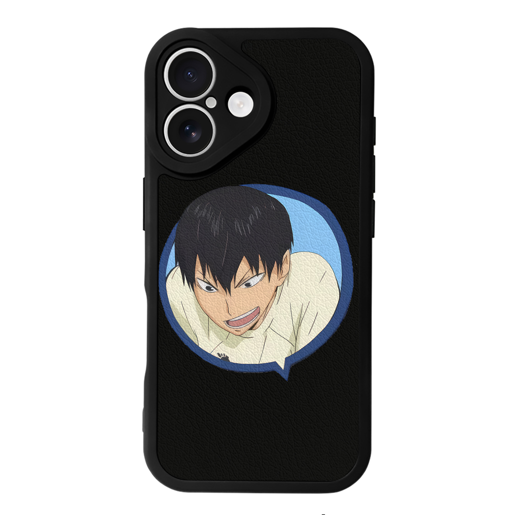 （画像用） ハイキュー!! Haikyu!! 【iPhone 16シリーズ対応】シリコンスマホケース（レザー調） 材質：シリコン